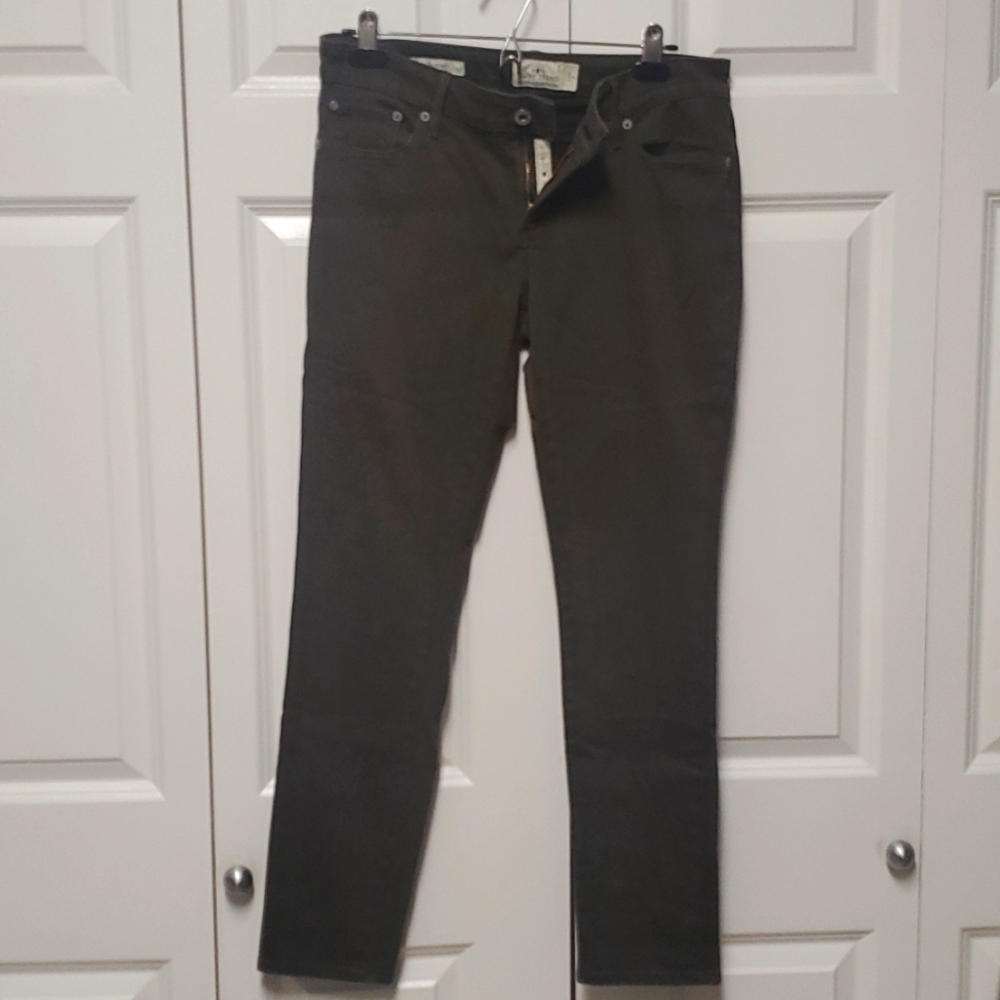Lucky Brand Olive Green Slim Pants